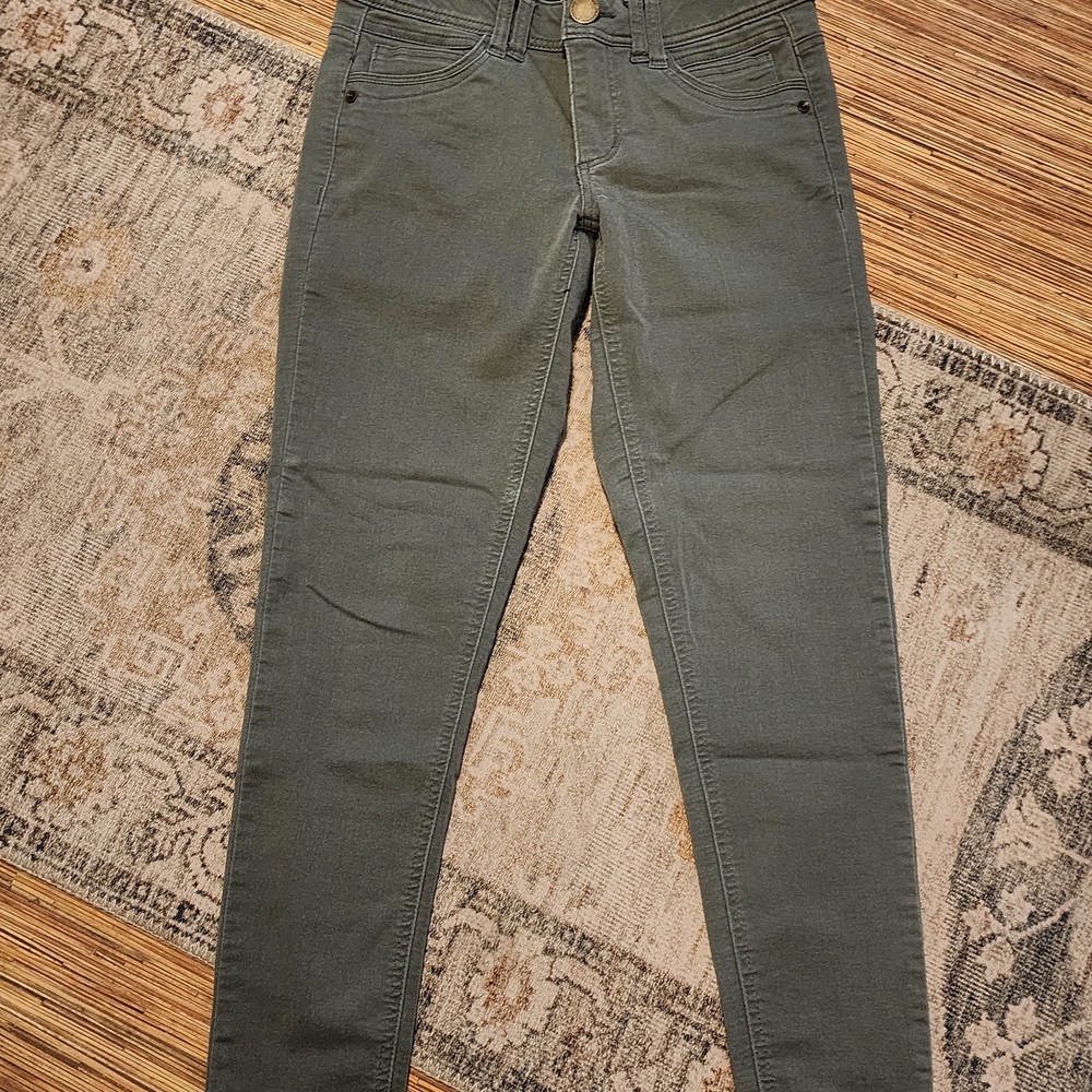 Democracy Dark Green Denim Pants